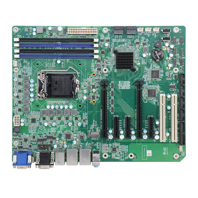 Q470芯片组ATX工业母板，支持第10/11代Intel Core系列处理器，LGA1200，DDR4，双Intel网卡，USB3.2，M.2，6 COMs，2x PCIE 16X 4.0，3x PCIE 4X 4.0，2x PCI
