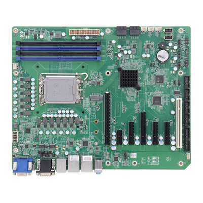 Q870芯片组ATX工业母板，支持Intel Core Ultra 9/7/5/3处理器，LGA1851，DDR5，双Intel网卡，USB3.2，M.2，6 COMs，1x PCIE 16X 5.0，1x PCIE 8X 4.0，3x PCIE 4X 4.0，1x PCIE 1X 4.0，1x PCI